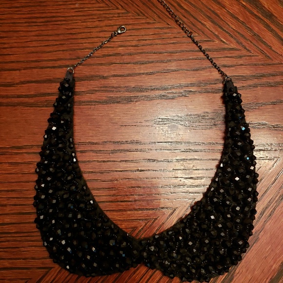 Claire's Jewelry - Claire's Black Beaded Collar Necklace Claire's Jewelry - Claire's Black Beaded Collar Necklace